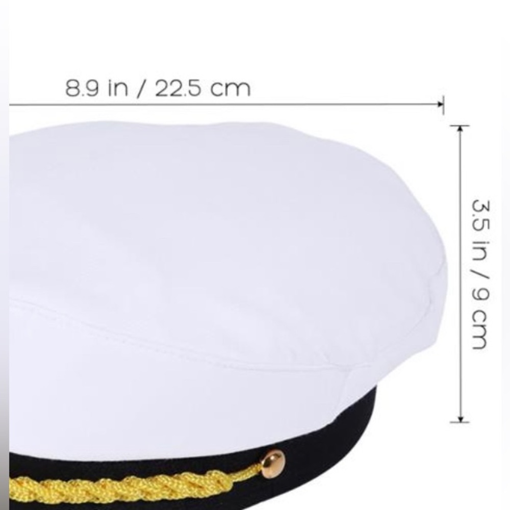 BESTOYARD YachtShip Cotton w/Vinyl bill Sailor Hat - Picture 6 of 11